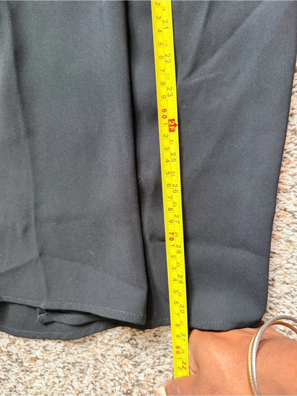Nwt mango Black front pleat Draped Midi Skirt - Women - Picture 8 of 8